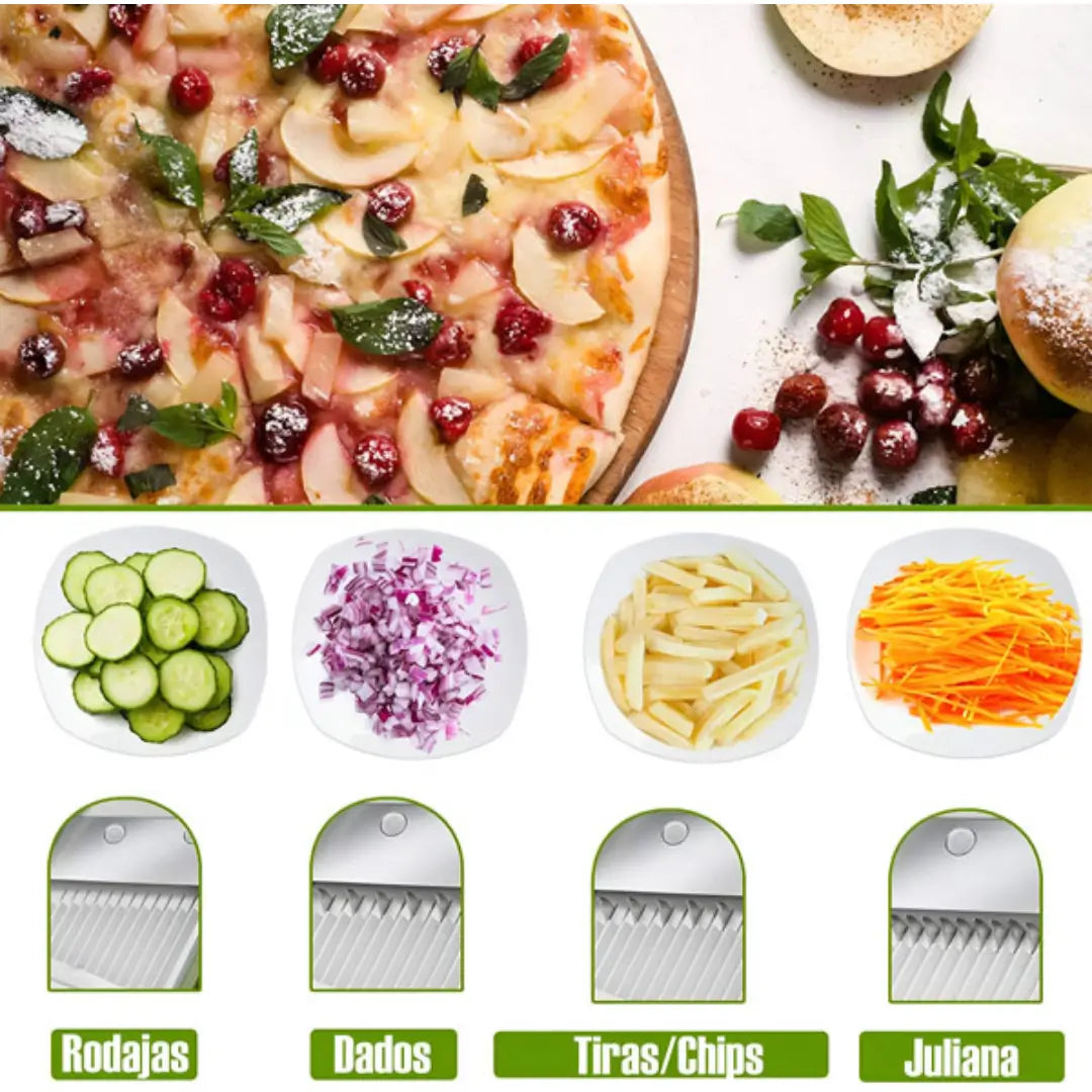 CorteXpress® Cortador de Verduras 4en1
