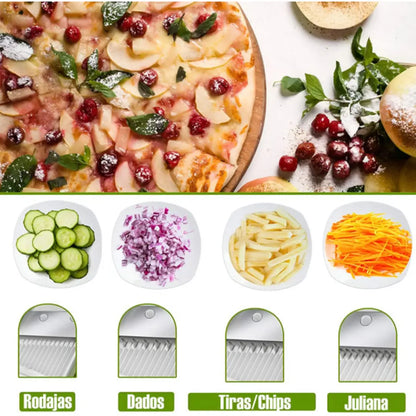 CorteXpress® Cortador de Verduras 4en1