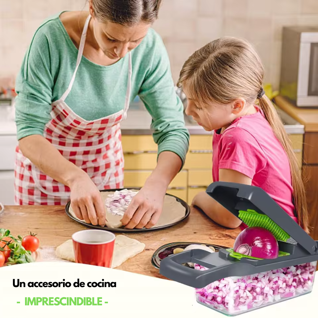 Picaflash® – Cortador de Verduras Multifuncional 14 en 1