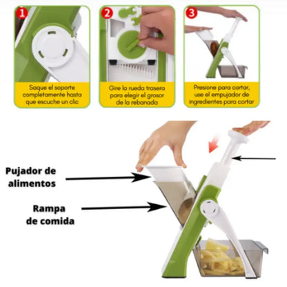 CorteXpress® Cortador de Verduras 4en1