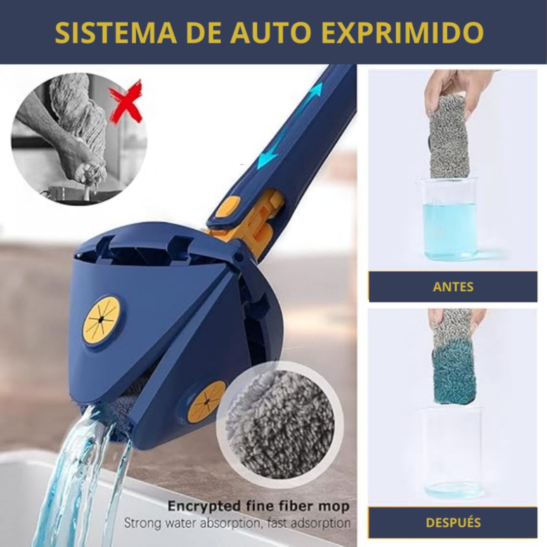 Fregona MagicSpin® 360 + 10 Mopas de Recambio Gratis