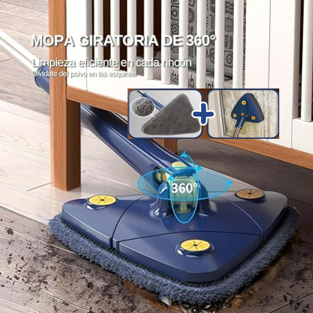 Fregona MagicSpin® 360 + 10 Mopas de Recambio Gratis