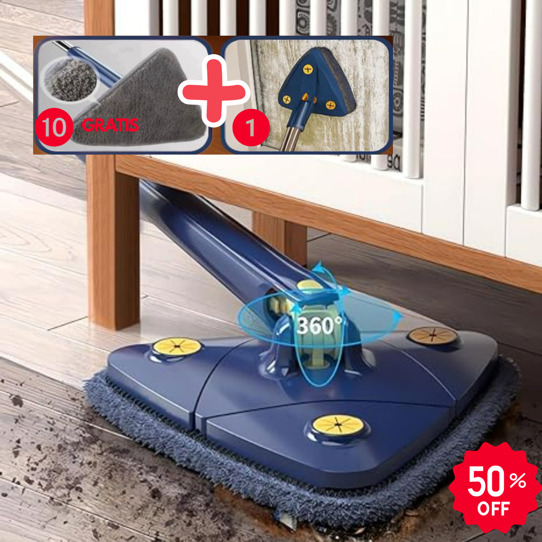 Fregona MagicSpin® 360 + 10 Mopas de Recambio Gratis