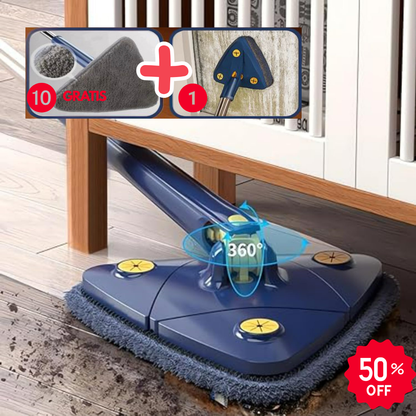 Fregona MagicSpin® 360 + 10 Mopas de Recambio Gratis
