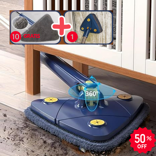 Fregona MagicSpin® 360 + 10 Mopas de Recambio Gratis